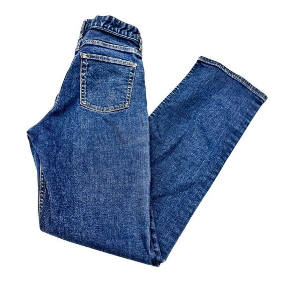 COS High Rise Loose Straight Full Length Dark Wash Denim Jeans Size 25 - Picture 10 of 10